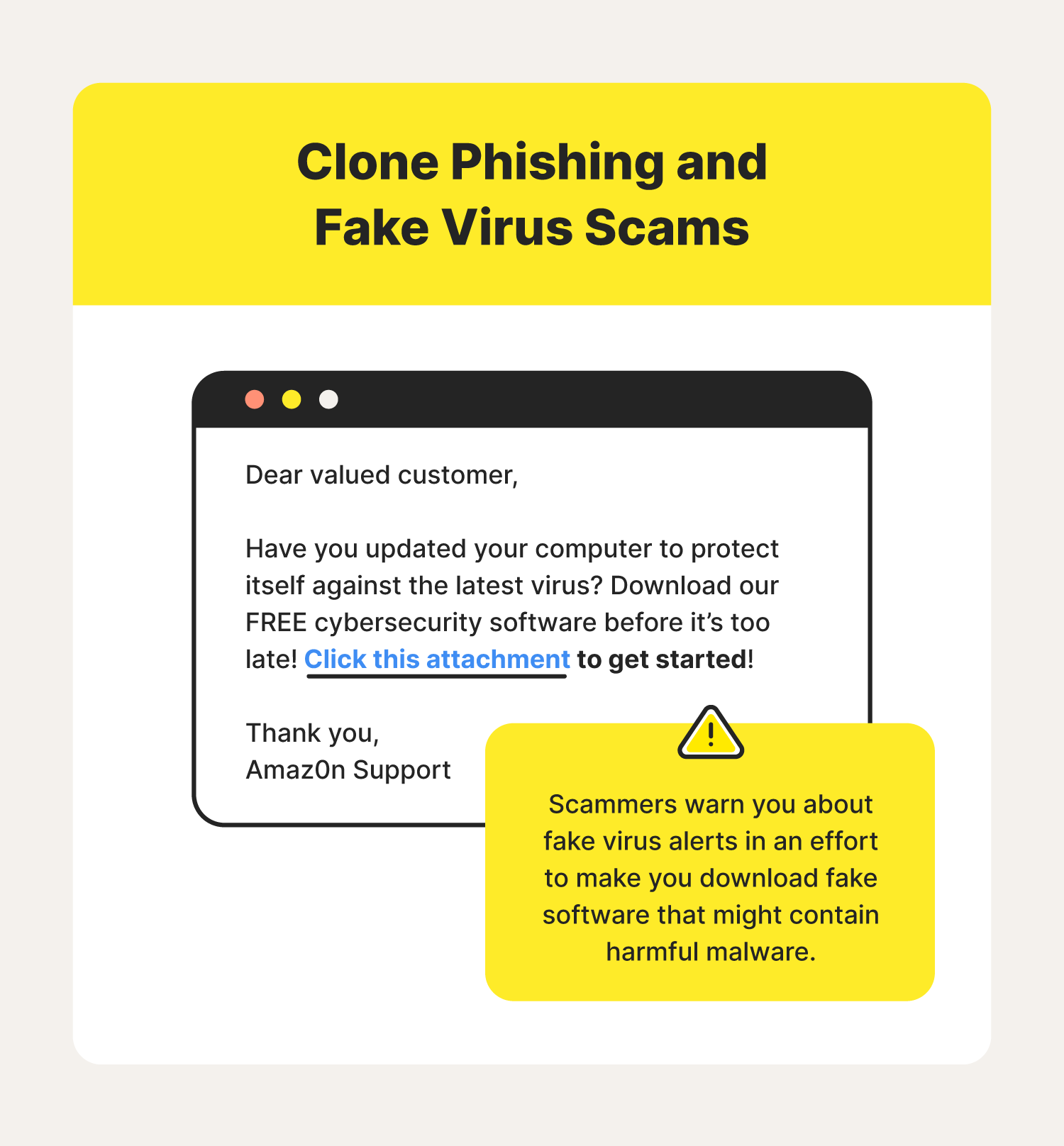 fake virus scams
